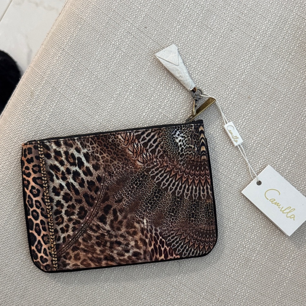 Camilla Exotic Animal Print Clutch